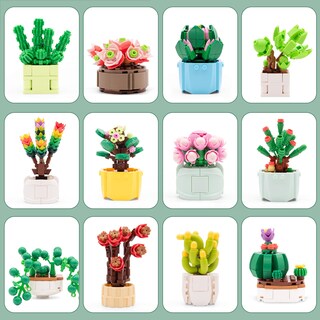Foto 5 | Foto 5 | Set De Construcción Sathibi Con 12 Flores Suculentas Para Adultos 1185 Unidades - Venta Internacional.