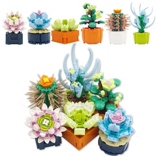 Foto 1 | Foto 1 | Set De Construcción Beego Con 6 Flores Y Suculentas 503 Unidades Para Niños Y Adultos - Venta Internacional.