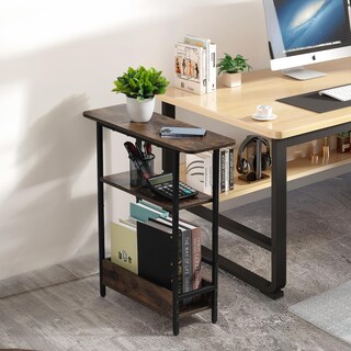 Foto 6 | Foto 6 | Mesa Auxiliar Tedheve De 3 Niveles Con Estante De Almacenamiento Y Revistero - Venta Internacional.