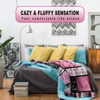 Foto 4 | Foto 4 | Manta Atokker Para Quinceañera Regalo De 15 Cumpleaños 130 X 150 Cm - Venta Internacional.