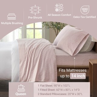 Foto 4 | Foto 4 | Juego De Sábanas Sleep Philosophy True North Cozy  Franela Y Algodón - Venta Internacional.