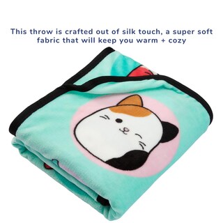 Foto 3 | Foto 3 | Ropa De Cama Infantil Throw Franco Squishmallows De 100 X 125 Cm - Venta Internacional.