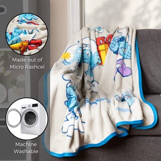 Foto 5 | Foto 5 | Throw Franco Collectibles Smurfs Super Soft 117 Cm X 152 Cm - Venta Internacional.