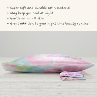 Foto 4 | Foto 4 | Funda De Almohada Peanuts Snoopy Tie Dye Satén Sedoso 20 X 30 Cm - Venta Internacional.
