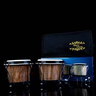 Foto 3 | Foto 3 | Tambores Bongo Drums Glory Bongo De Madera De 15 Cm Y 18 Cm Con Bolsa - Venta Internacional.