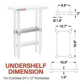 Foto 4 | Foto 4 | Soporte Durasteel Extra Ajustable Para Mesas De Trabajo De 24 X 12 - Venta Internacional.