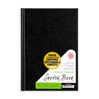 Foto 1 | Foto 1 | Cuaderno De Bocetos Tapa Dura 5 5 X 8 110 Hojas Color Negro - Venta Internacional.