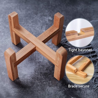 Foto 7 | Foto 7 | Cuenco Elevado De Cerámica Para Gatos Lionwei Lionweli Amarillo Con Soporte De Madera - Venta Internacional.