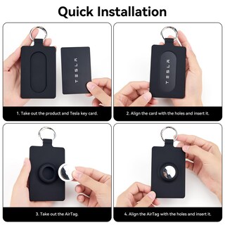 Foto 5 | Foto 5 | Tarjetero Y Funda Airtag Para Tesla Keycard Model 3 Y S X - Venta Internacional.