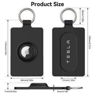 Foto 6 | Foto 6 | Tarjetero Y Funda Airtag Para Tesla Keycard Model 3 Y S X - Venta Internacional.