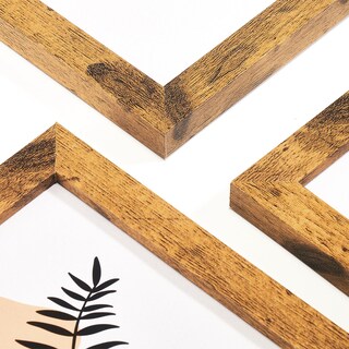 Foto 5 | Foto 5 | Set De 6 Marcos De Fotos Twing De Madera Rústica De 5 X 7 Pulgadas Color Marrón - Venta Internacional.