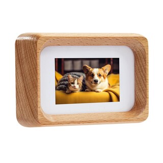 Foto 1 | Foto 1 | Marco De Fotos De Sobremesa Kattepote Wooden Mini 2x3 - Venta Internacional.