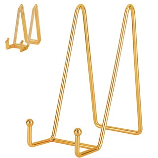 Foto 1 | Foto 1 | Soporte Expositor Para Platos Ibosins De 8 Pulgadas  Metal Dorado  Paquete De 5 - Venta Internacional.