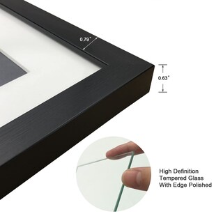 Foto 6 | Foto 6 | Set De 3 Marcos De Fotos Dekwinn De 11 X 14 Pulgadas Con Cristal Auténtico - Venta Internacional.