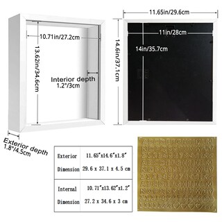 Foto 2 | Foto 2 | Vitrina Shadow Box Frame Para Toyinger 11 X 14 Cm Color Blanco - Venta Internacional.