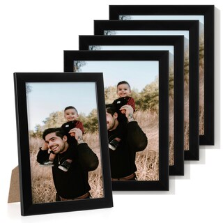 Foto 1 | Foto 1 | Marco De Fotos Heimlove Para Pared O Mesa 5 Unidades Color Negro 5 X 7 Pulgadas - Venta Internacional.