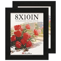 Marco De Fotos Kissnow De Madera Maciza Negra 8 X 10 Unidades Paquete De 2 - Venta Internacional.