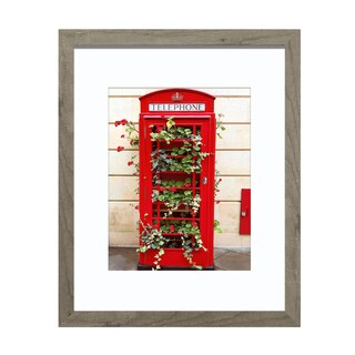 Foto 1 | Foto 1 | Marco De Fotos Seseat Gris Madera Veteada De 16 X 20 Cm Para 11 X 14 Cm - Venta Internacional.