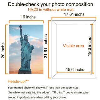 Foto 3 | Foto 3 | Marco De Fotos Seseat Gris Madera Veteada De 16 X 20 Cm Para 11 X 14 Cm - Venta Internacional.