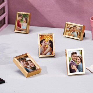 Foto 7 | Foto 7 | Marco De Fotos Winlor Small Baby Photo De 2 X 3 Pulgadas Juego De 6 Unidades Color Dorado - Venta Internacional.
