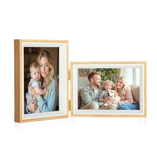 Foto 1 | Foto 1 | Marco De Fotos Epecfan Doble 10 X 15 Cm Madera Veteada - Venta Internacional.