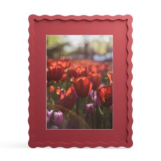 Foto 1 | Foto 1 | Marco De Fotos Thkrlof De Madera 11 X 14 Cm Con Tapete Para 8 X 10 Cm Color Rojo - Venta Internacional.