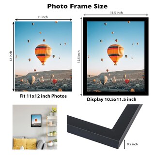 Foto 3 | Foto 3 | Marco De Fotos Jcjmy 11 X 12 Cm Negro Para Colgar En Pared O Mesa - Venta Internacional.