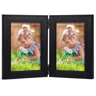 Foto 1 | Foto 1 | Marco De Fotos Lyeasw Con Doble Bisagra 3 5 X 5 Cm Negro Para Mesa - Venta Internacional.