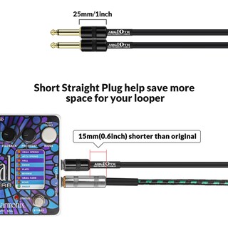 Foto 4 | Foto 4 | Cable De Conexión Para Guitarra Augioth Performance De 18 Cm Paquete De 2 - Venta Internacional.