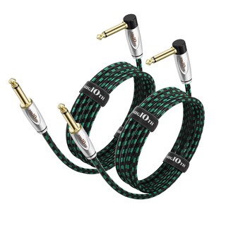 Foto 1 | Foto 1 | Cable Para Guitarra Augioth Gc-15 De 3 M  Paquete De 2 Unidades Para Instrumento Eléctrico Y Bajo - Venta Internacional.