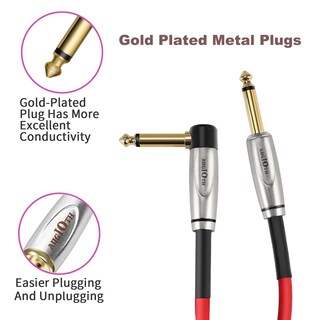 Foto 5 | Foto 5 | Cable Para Guitarra Augioth G2 Series  3 M  Paquete De 2 Unidades  Instrumento Eléctrico - Venta Internacional.