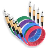 Cable Para Guitarra Augioth Gc-11 Series 1 M 4 Colores Paquete 1/4 - Venta Internacional.