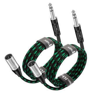 Foto 1 | Foto 1 | Cable Augioth Xlr A Trs De 6 35 Mm 1 8 M Paquete De 2 Unidades Para Altavoz Y Mezclador - Venta Internacional.