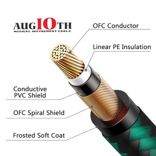 Foto 2 | Foto 2 | Cable Para Guitarra Augioth De 1 8 M  2 Unidades  Cable De Bajo Para Instrumentos Eléctricos - Venta Internacional.