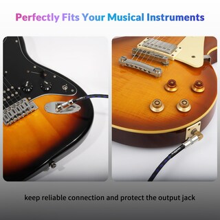 Foto 5 | Foto 5 | Cable Para Guitarra Augioth De 4 5 M Paquete De 2 Unidades Instrumento Eléctrico Y Bajo Azul - Venta Internacional.