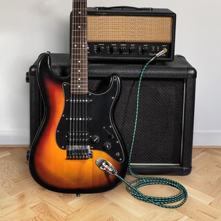 Foto 6 | Foto 6 | Cable Para Guitarra Augioth De 4 5 M Paquete De 2 Unidades Instrumento Eléctrico Y Bajo Azul - Venta Internacional.