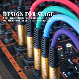 Foto 7 | Foto 7 | Cable Para Guitarra Augioth Gc-11 7 6 M Instrumento Eléctrico De Escenario Negro - Venta Internacional.