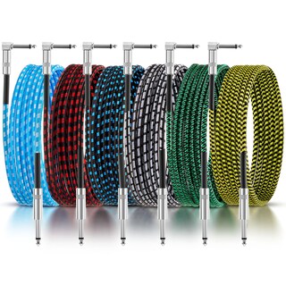 Foto 1 | Foto 1 | Cable Dunkive Para Guitarra E Instrumento  Paquete De 6 Unidades  3 M  Color Cobre - Venta Internacional.