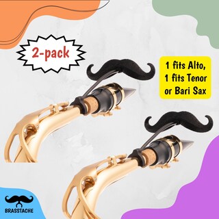 Foto 3 | Foto 3 | Mustache Clip-on Para Saxofón Sax-stache (paquete De 2) - Venta Internacional.