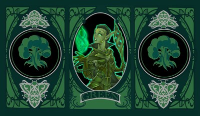 Foto 1 | Foto 1 | Playmat Ce Collectors Emporium Nissa Green Druid Of The Forest - Venta Internacional.
