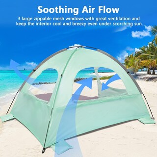 Foto 4 | Foto 4 | Carpa De Playa Nxone Protección Solar Para 2 A 3 Personas Con Protección Uv - Venta Internacional.