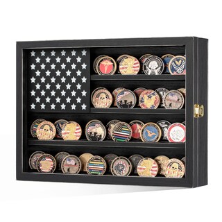Foto 1 | Foto 1 | Estuche Expositor De Monedas Challenge Gyaozii Con Bandera Estadounidense - Venta Internacional.
