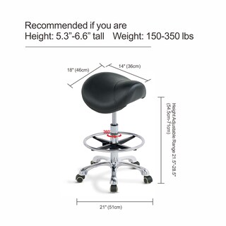 Foto 6 | Foto 6 | Taburete Con Ruedas Grace&grace Ergonómico Con Respaldo - Venta Internacional.