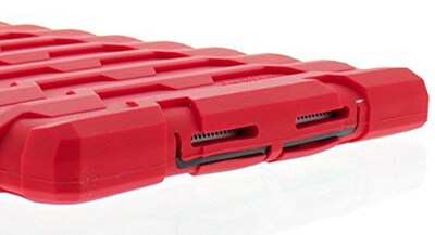 Foto 4 | Foto 4 | Funda Rígida Shockdrop Para Ipad Mini Color Rojo Y Negro Color Caramelo - Venta Internacional.