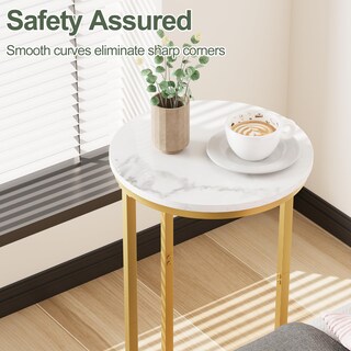 Foto 5 | Foto 5 | Mesa Auxiliar En Forma De C Easy Paws Para Sala De Estar Y Dormitorio - Venta Internacional.