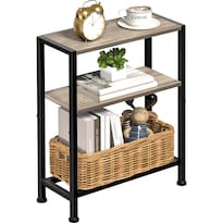 Mesa Auxiliar Homedawn Narrow De 2 Niveles Con Soporte Para Estantes  Color Marrón Camel - Venta Internacional.