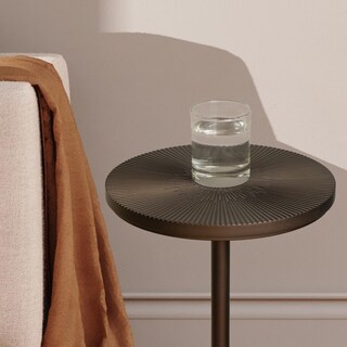 Foto 7 | Foto 7 | Mesa De Bebidas Covlon  Tablero Tallado Martini Brown  24 Pulgadas - Venta Internacional.