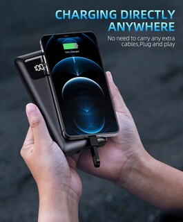 Foto 7 | Foto 7 | Power Bank Qisa 16000 Mah Con Cargador Rápido Pd De 30 W Y Qc4.0 - Venta Internacional.