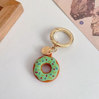 Foto 5 | Foto 5 | Funda Protectora Airtag Hsyhere Creative Donut Silicone Marrón - Venta Internacional.