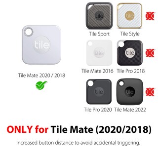 Foto 2 | Foto 2 | Funda De Silicona Para Tile Mate 2020 Y 2018 Con Llaveros Paquete De 2 - Venta Internacional.